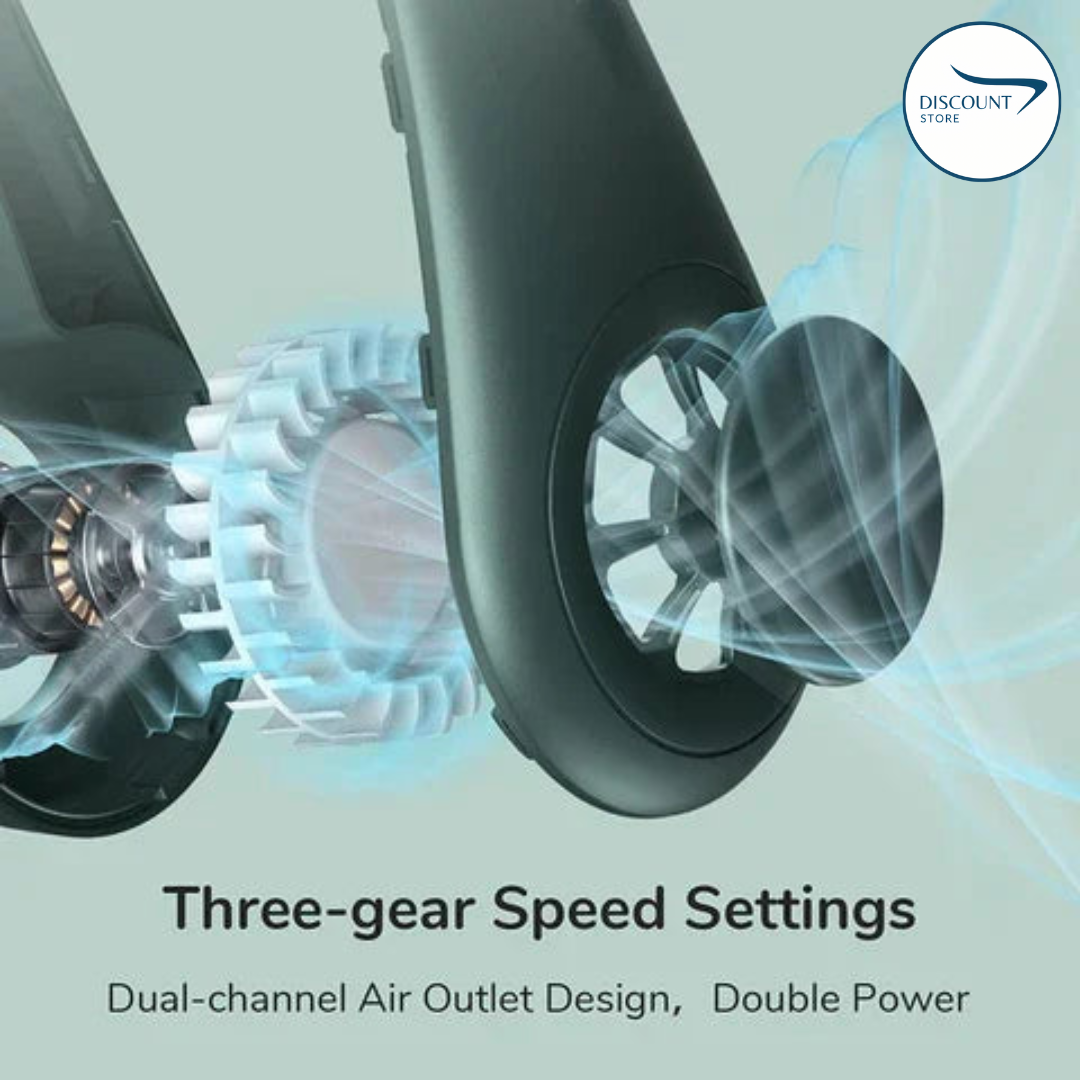 Portable Bladeless Hanging Neck Fan - (IMPORTED)